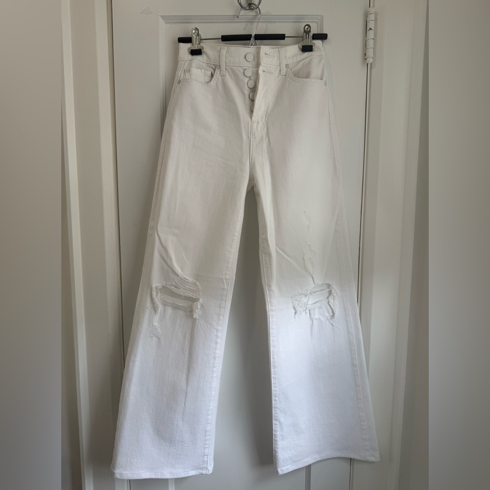 White Distressed Women Jeans